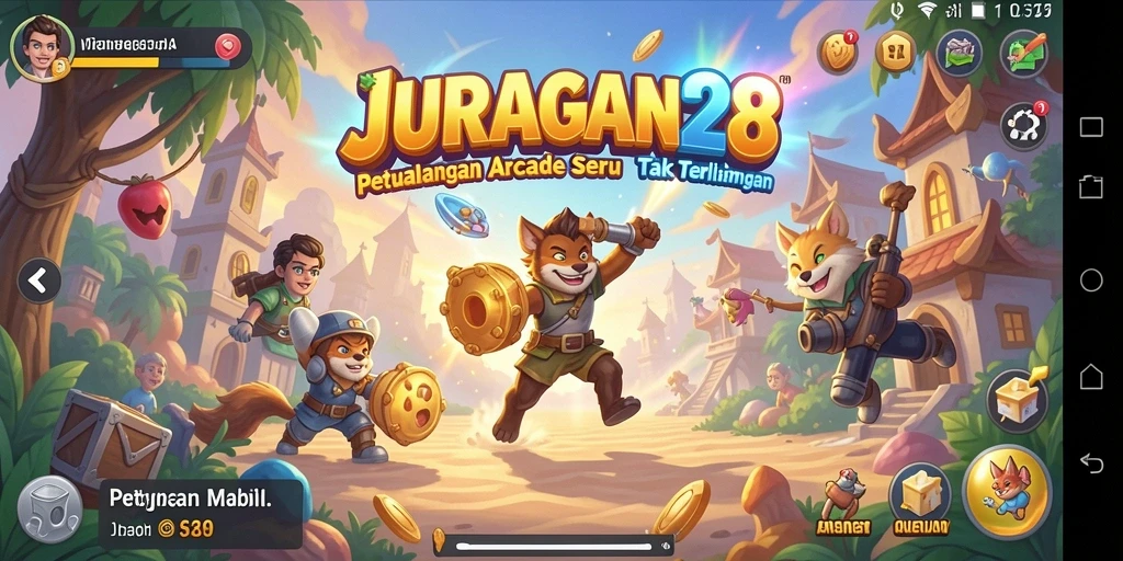 Gameplay seru dan menegangkan dalam JURAGAN28 yang memikat pemain.