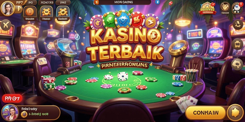 Tangkapan layar gameplay PP7 menampilkan suasana Kasino yang menarik.